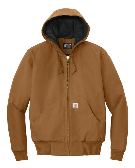Carhartt® Quilted-Flannel-Lined Duck Active Jacket - CT106677