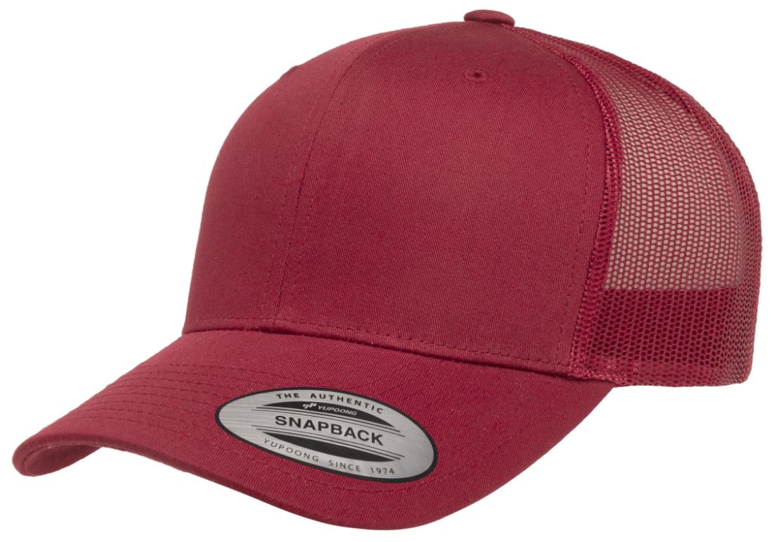 Yupoong 6606 Retro Trucker Hat, Baseball Cap with Mesh Back - YP Classics®