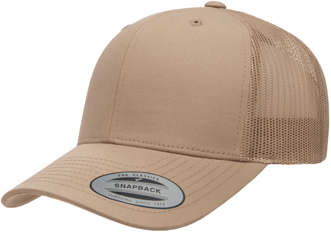Yupoong 6606 Retro Trucker Hat, Baseball Cap with Mesh Back - YP Classics®