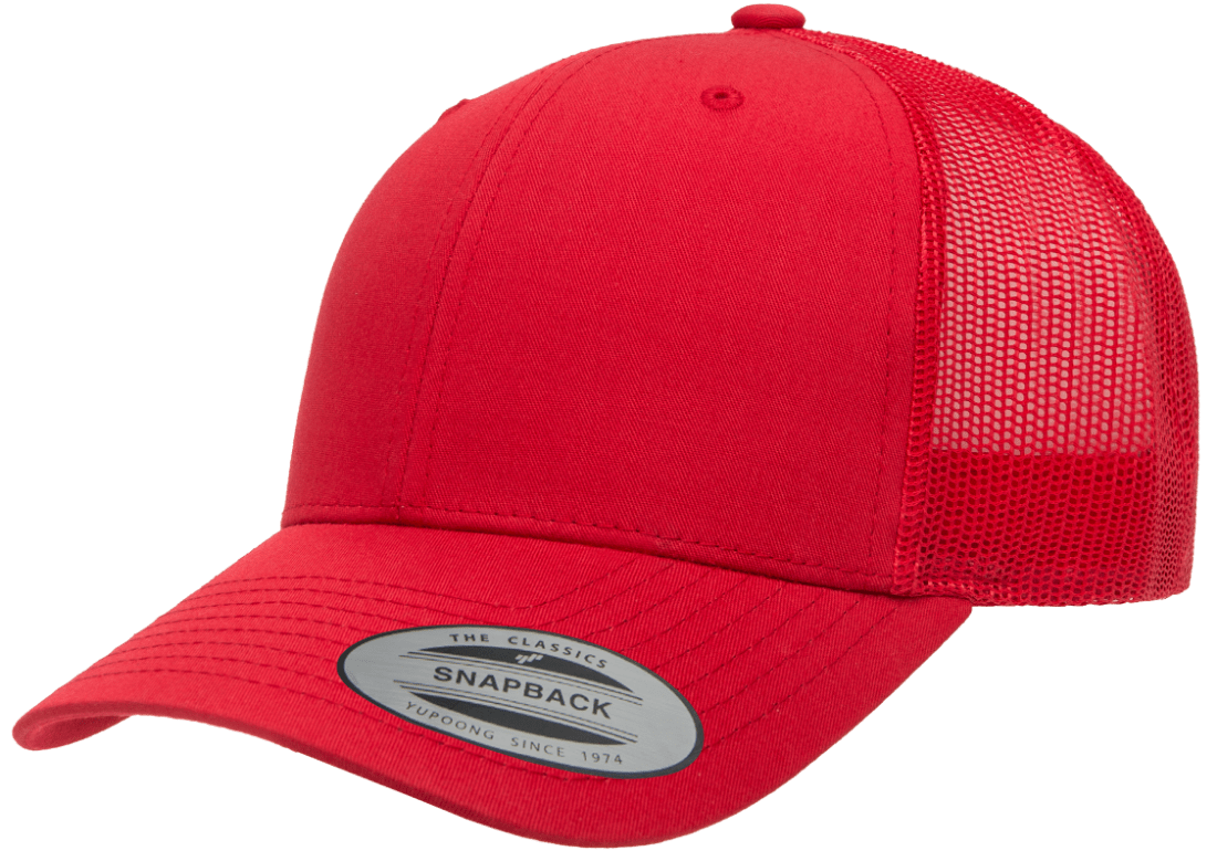 Yupoong 6606 Retro Trucker Hat, Baseball Cap with Mesh Back - YP Classics®