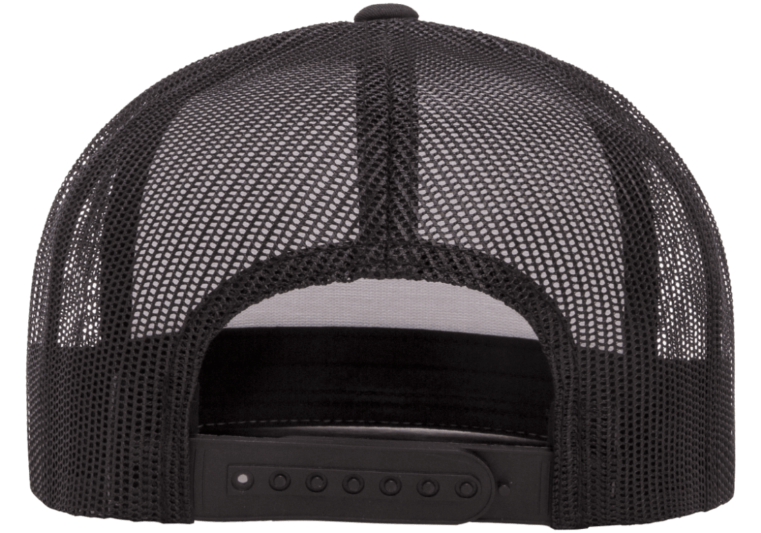 Yupoong 6606W Retro Trucker Hat, Baseball Cap with Mesh Back, White Front - YP Classics®