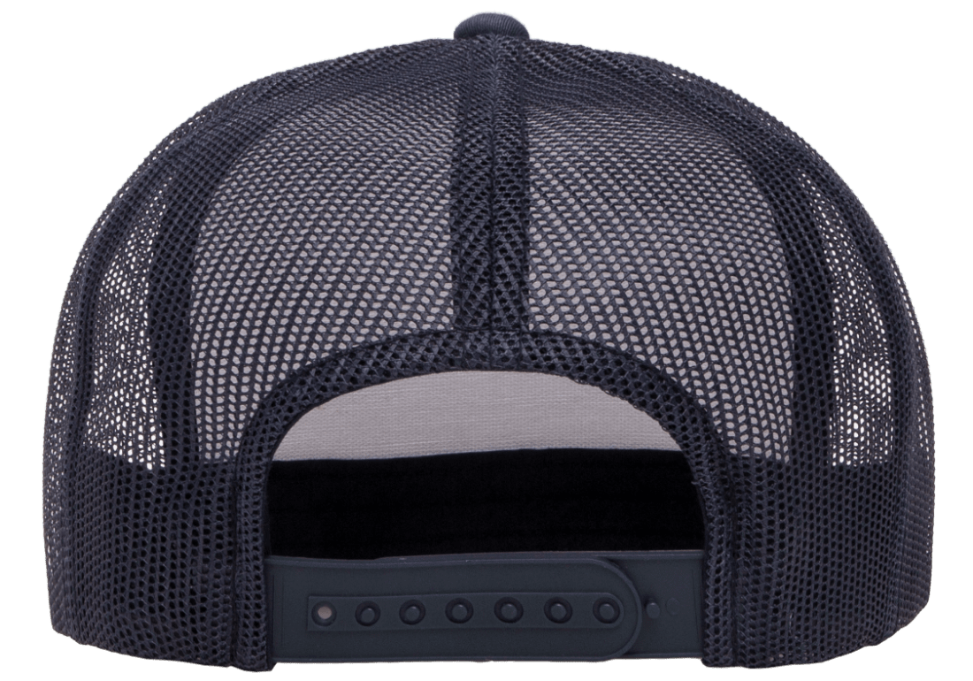 Yupoong 6606W Retro Trucker Hat, Baseball Cap with Mesh Back, White Front - YP Classics®