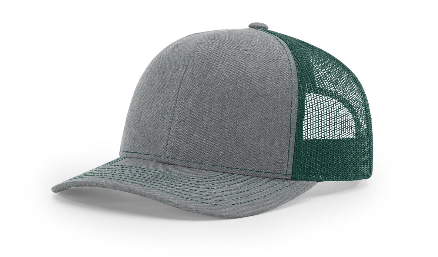 Richardson 112 Trucker Cap Split Hats Split Colors Two Colors