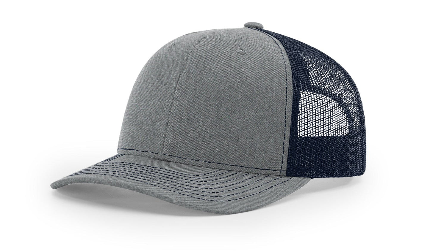 Richardson 112 Trucker Cap Split Hats Split Colors Two Colors