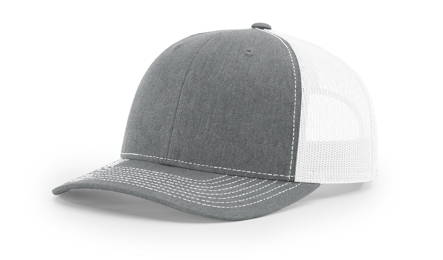 Richardson 112 Trucker Cap Split Hats Split Colors Two Colors