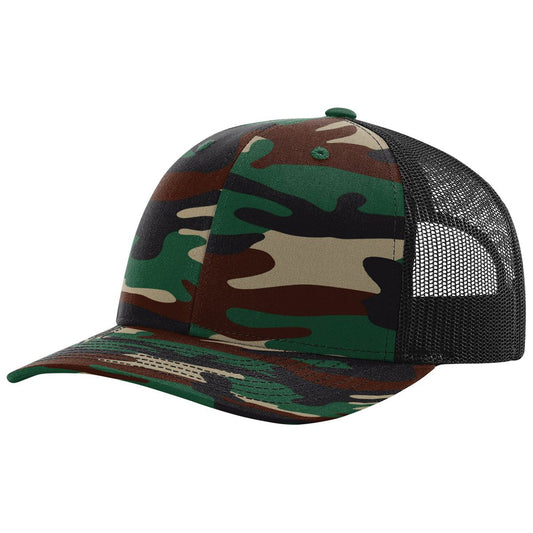 Richardson 112P Printed Trucker Hat Snapback Cap