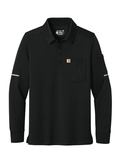 Carhartt® FLD & RSCU Long Sleeve Polo - CTC16129