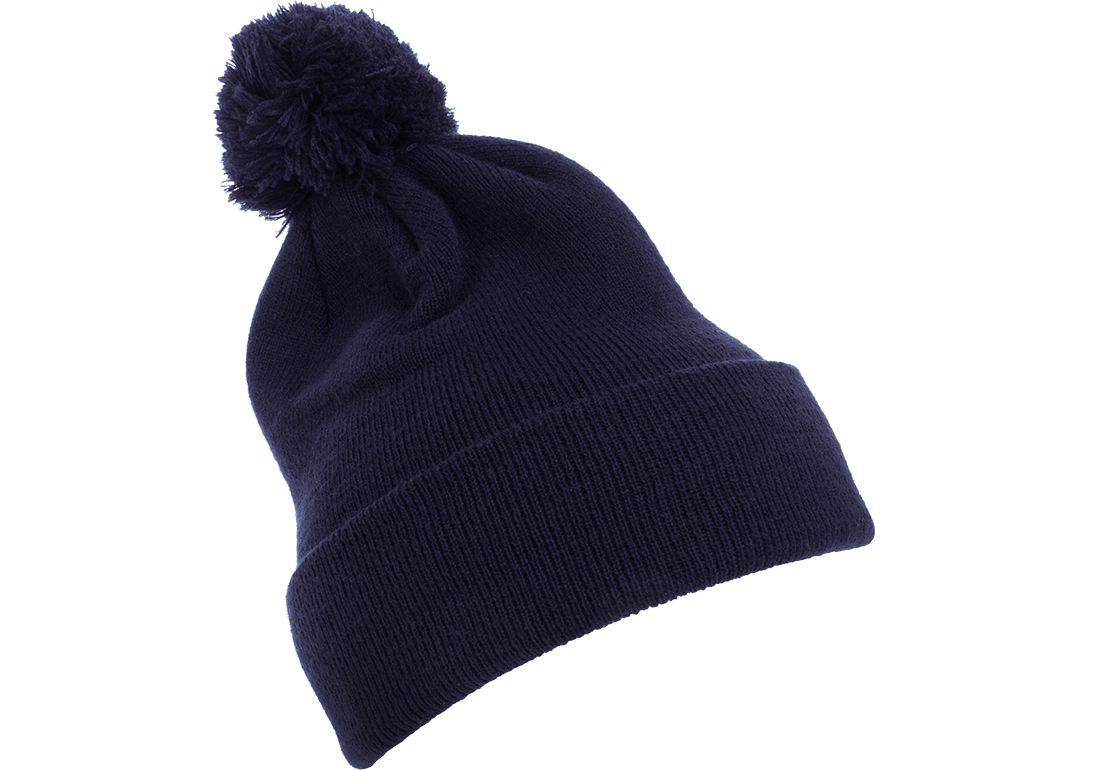 YP Classics® 1501P Cuffed Pom Pom Knit Beanie, Knit Cap, Yupoong 1501P