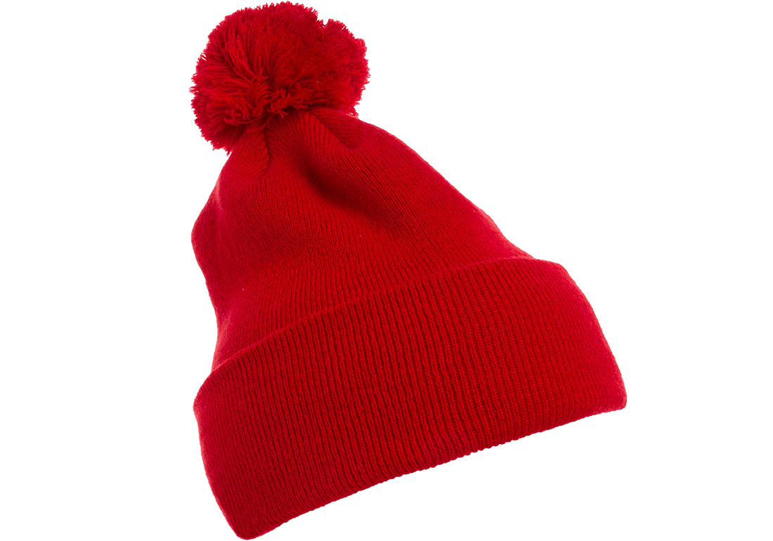 YP Classics® 1501P Cuffed Pom Pom Knit Beanie, Knit Cap, Yupoong 1501P