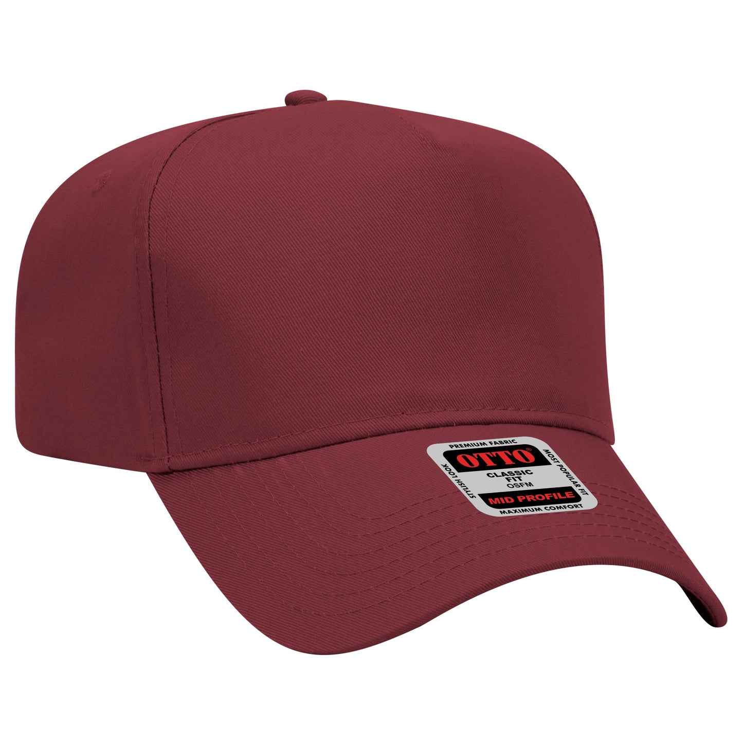 Otto Cap 31-069 - 5 Panel, Mid Profile Baseball Cap