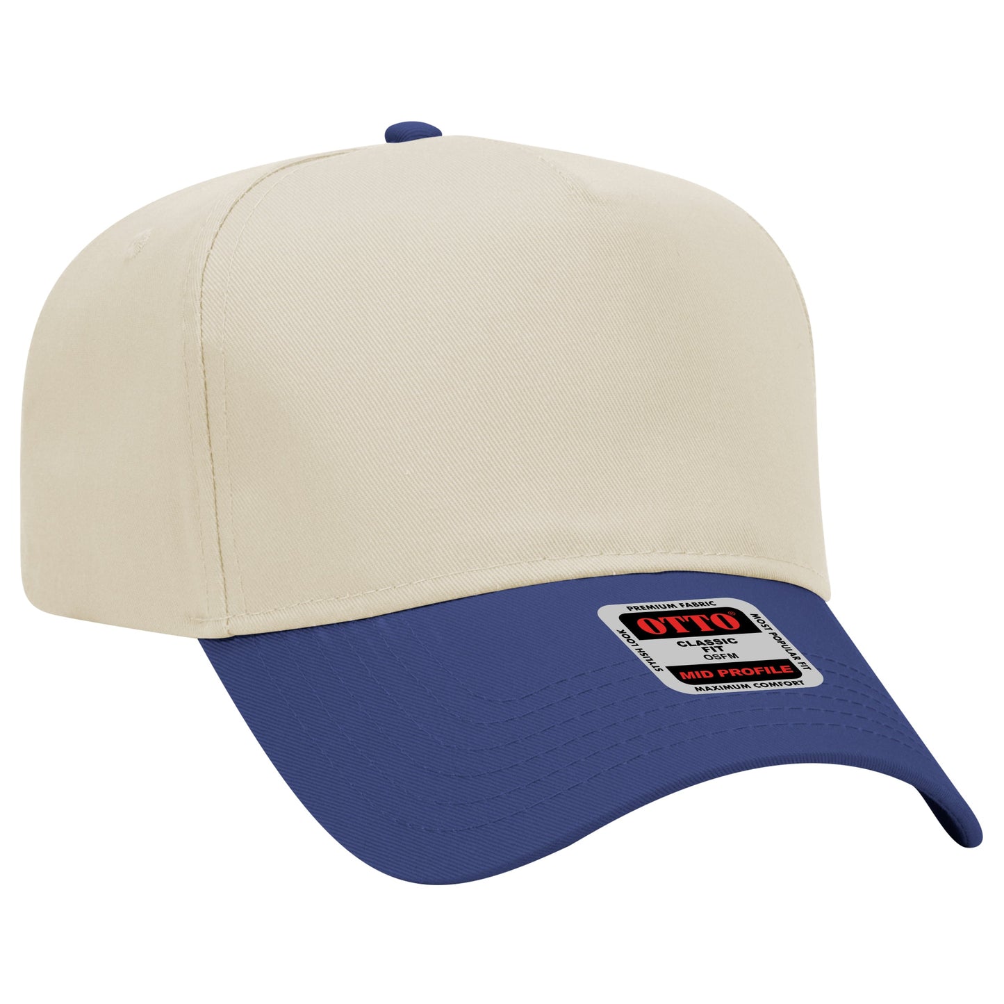 Otto Cap 31-069 - 5 Panel, Mid Profile Baseball Cap