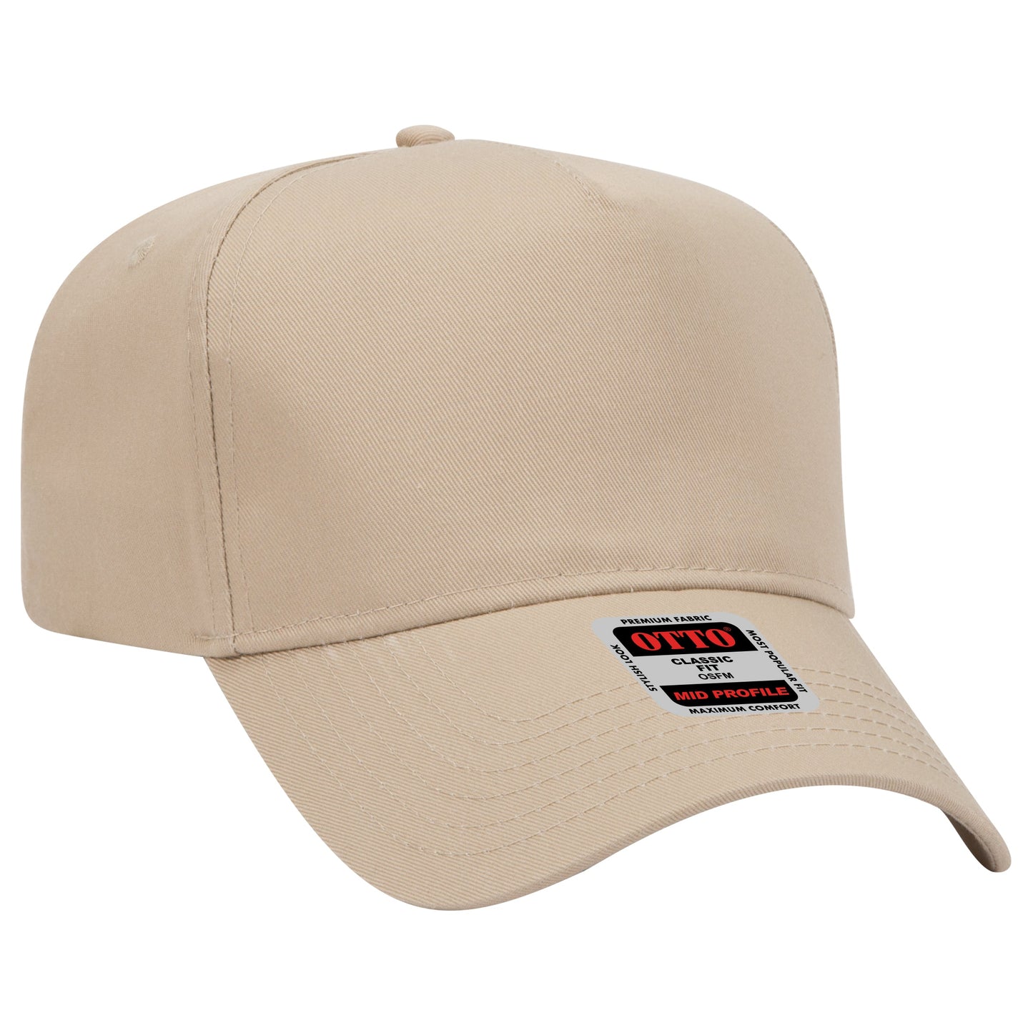 Otto Cap 31-069 - 5 Panel, Mid Profile Baseball Cap