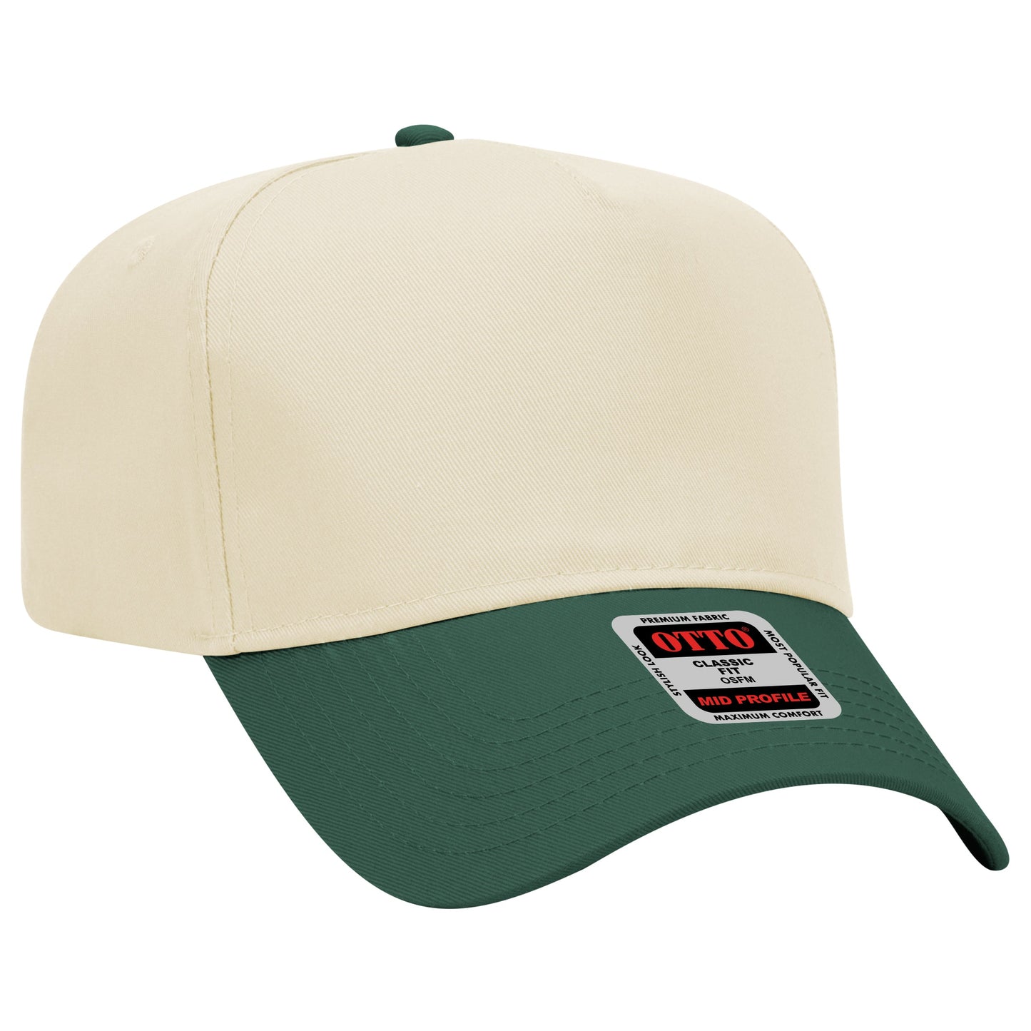 Otto Cap 31-069 - 5 Panel, Mid Profile Baseball Cap