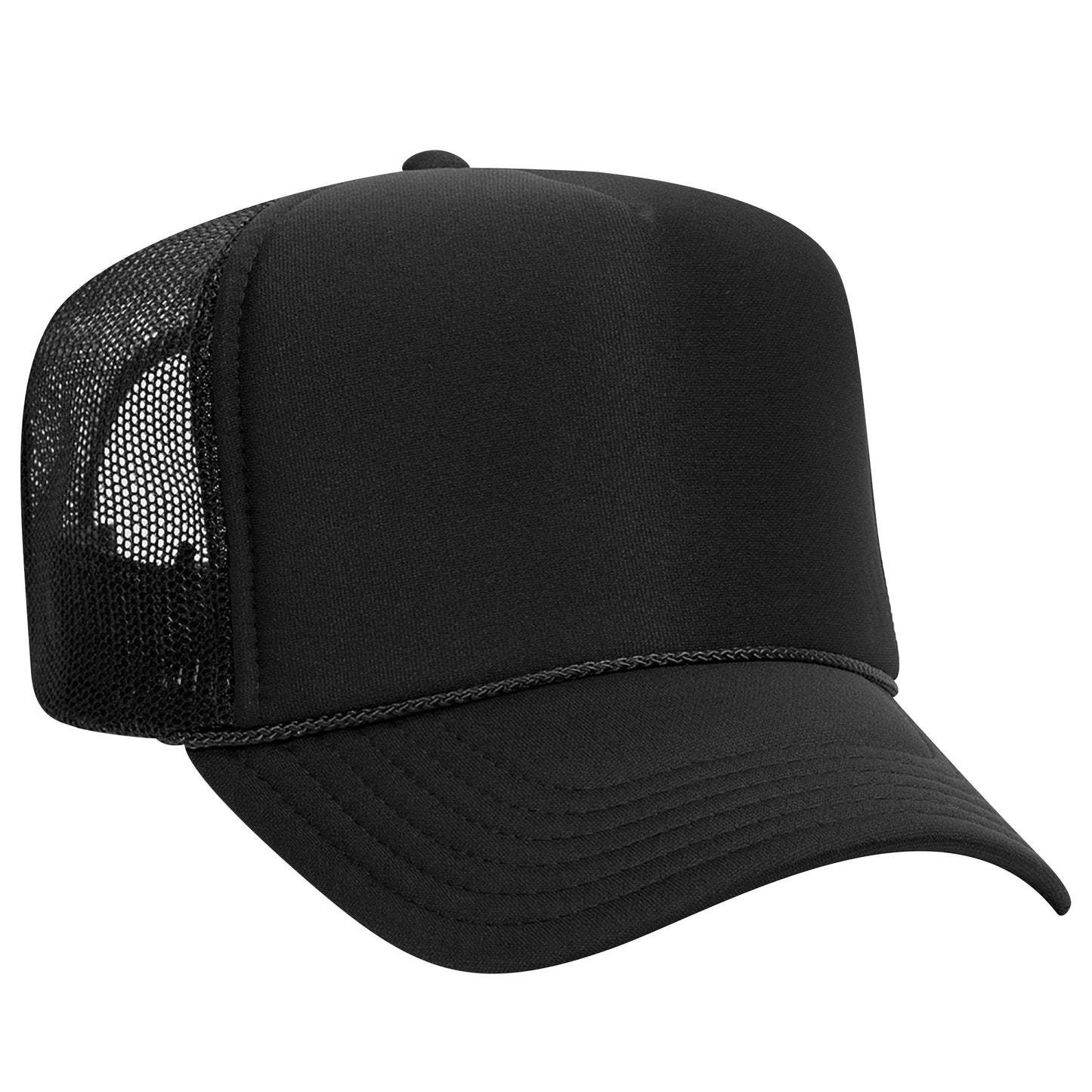 Otto 5-Panel High Crown Foam Trucker Hats, Mesh Back Cap - 39-165