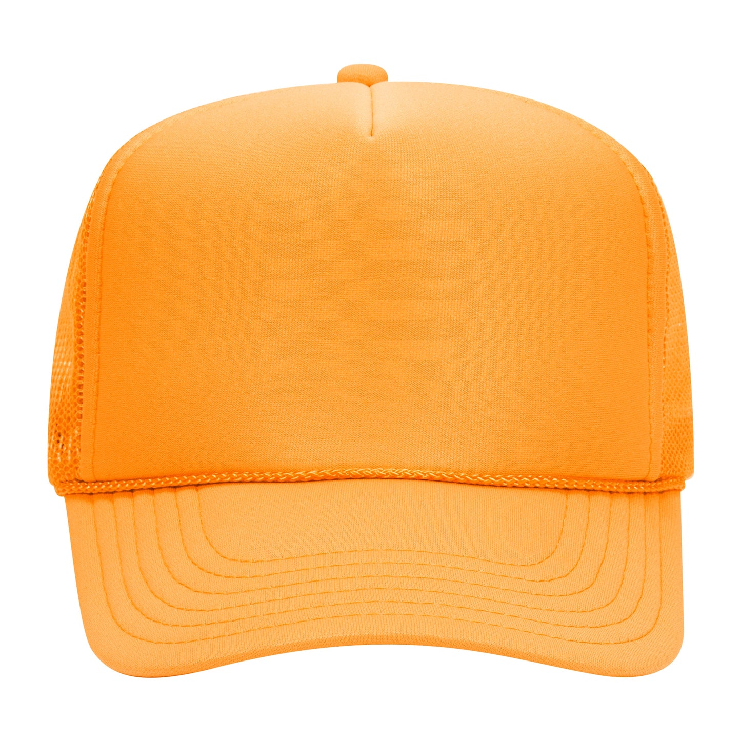 Otto 5-Panel High Crown Foam Trucker Hats - Solid Colors - 39-165