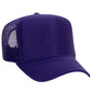 Otto 5-Panel High Crown Foam Trucker Hats - Solid Colors - 39-165