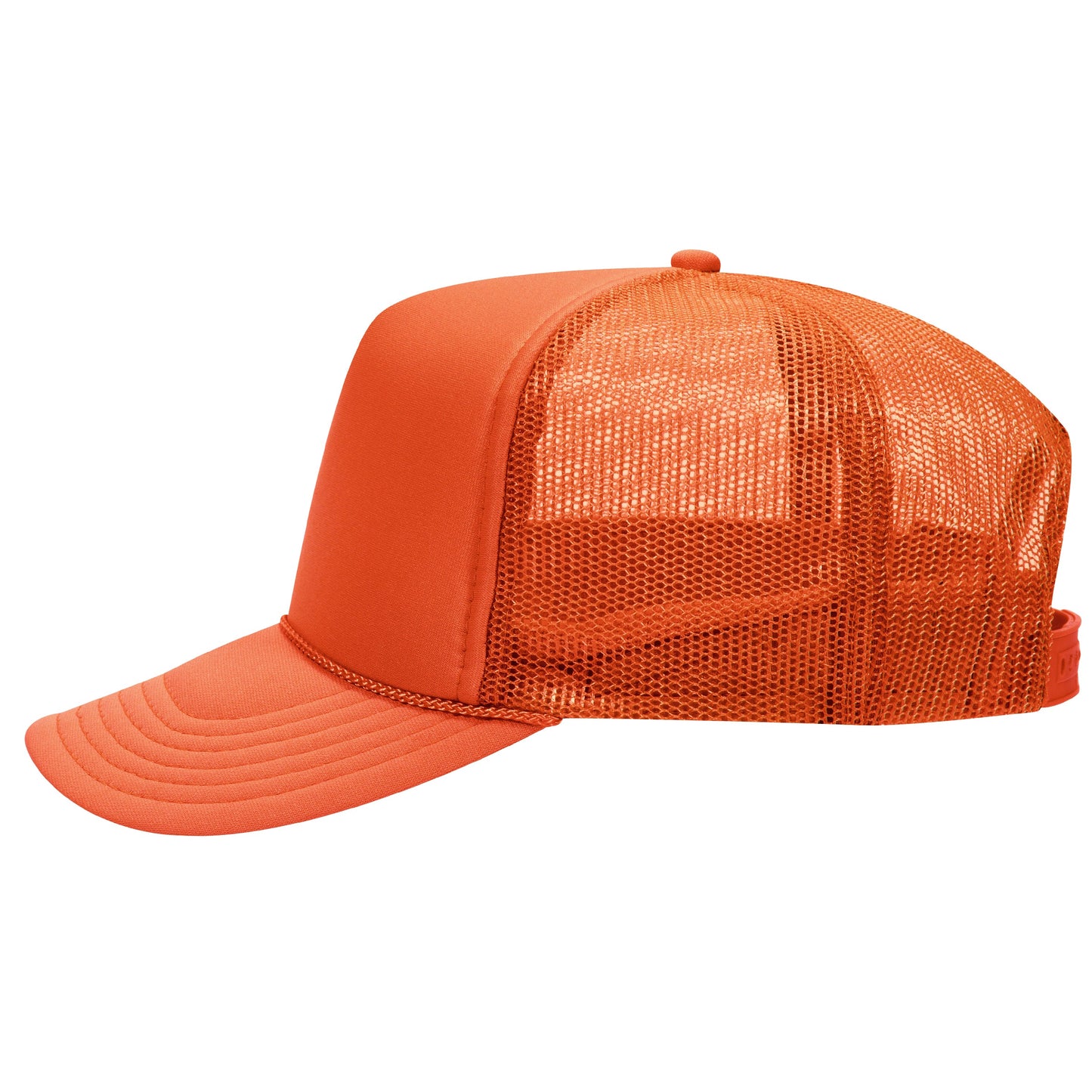 Otto 5-Panel High Crown Foam Trucker Hats - Solid Colors - 39-165