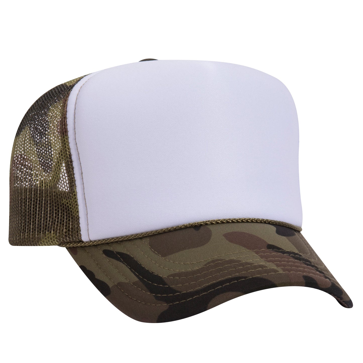 Otto 5-Panel High Crown Foam Trucker Hats, Mesh Back Cap - 39-165