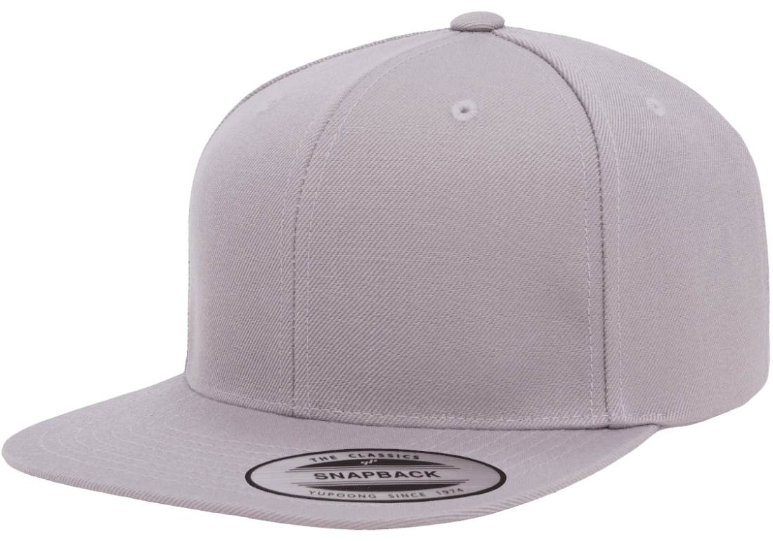 Yupoong 6089M Premium Snapback Hat, Flat Bill Cap - YP Classics®