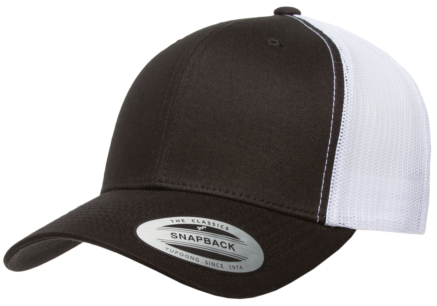 Yupoong 6606T Retro Trucker Hat, Baseball Cap with Mesh Back, 2-Tone Colors - YP Classics®