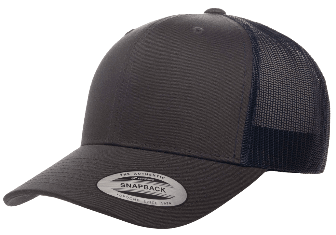 Yupoong 6606T Retro Trucker Hat, Baseball Cap with Mesh Back, 2-Tone Colors - YP Classics®
