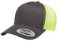 Yupoong 6606T Retro Trucker Hat, Baseball Cap with Mesh Back, 2-Tone Colors - YP Classics®
