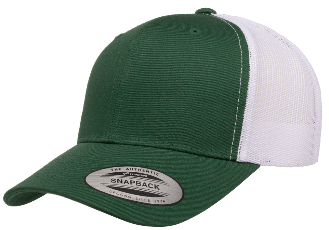 Yupoong 6606T Retro Trucker Hat, Baseball Cap with Mesh Back, 2-Tone Colors - YP Classics®
