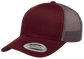 Yupoong 6606T Retro Trucker Hat, Baseball Cap with Mesh Back, 2-Tone Colors - YP Classics®