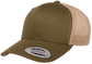 Yupoong 6606T Retro Trucker Hat, Baseball Cap with Mesh Back, 2-Tone Colors - YP Classics®