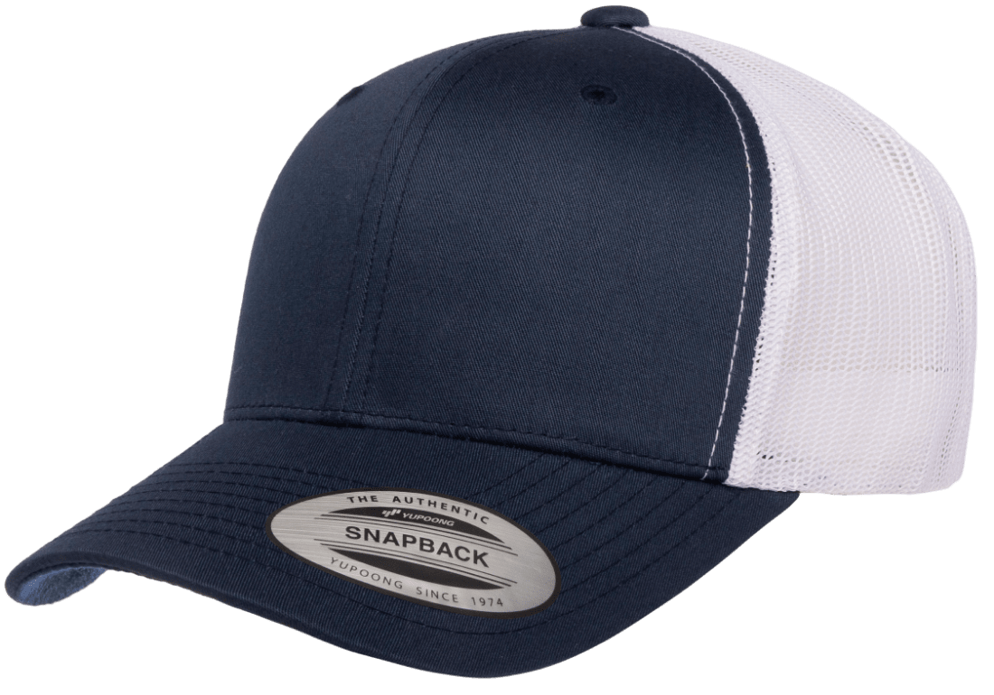Yupoong 6606T Retro Trucker Hat, Baseball Cap with Mesh Back, 2-Tone Colors - YP Classics®