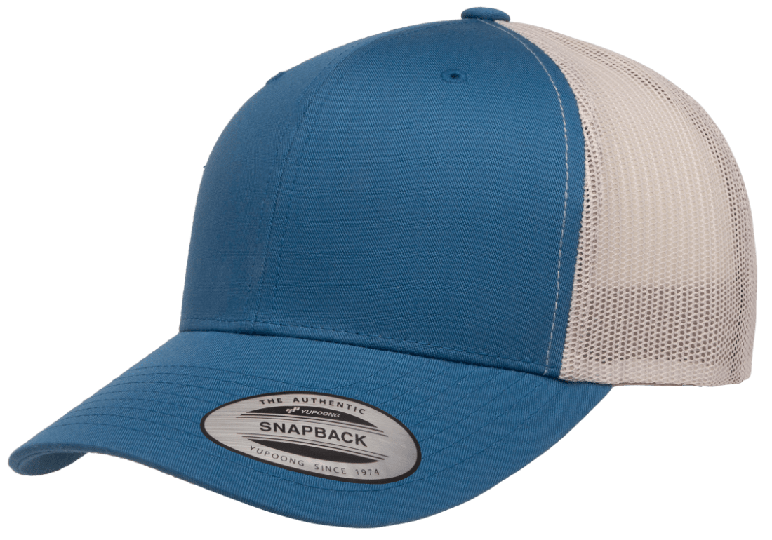Yupoong 6606T Retro Trucker Hat, Baseball Cap with Mesh Back, 2-Tone Colors - YP Classics®