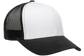 Yupoong 6606W Retro Trucker Hat, Baseball Cap with Mesh Back, White Front - YP Classics®