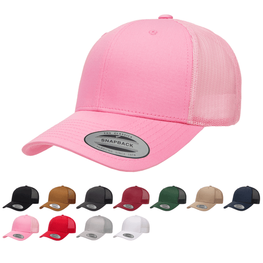 Yupoong 6606 Retro Trucker Hat, Baseball Cap with Mesh Back - YP Classics®