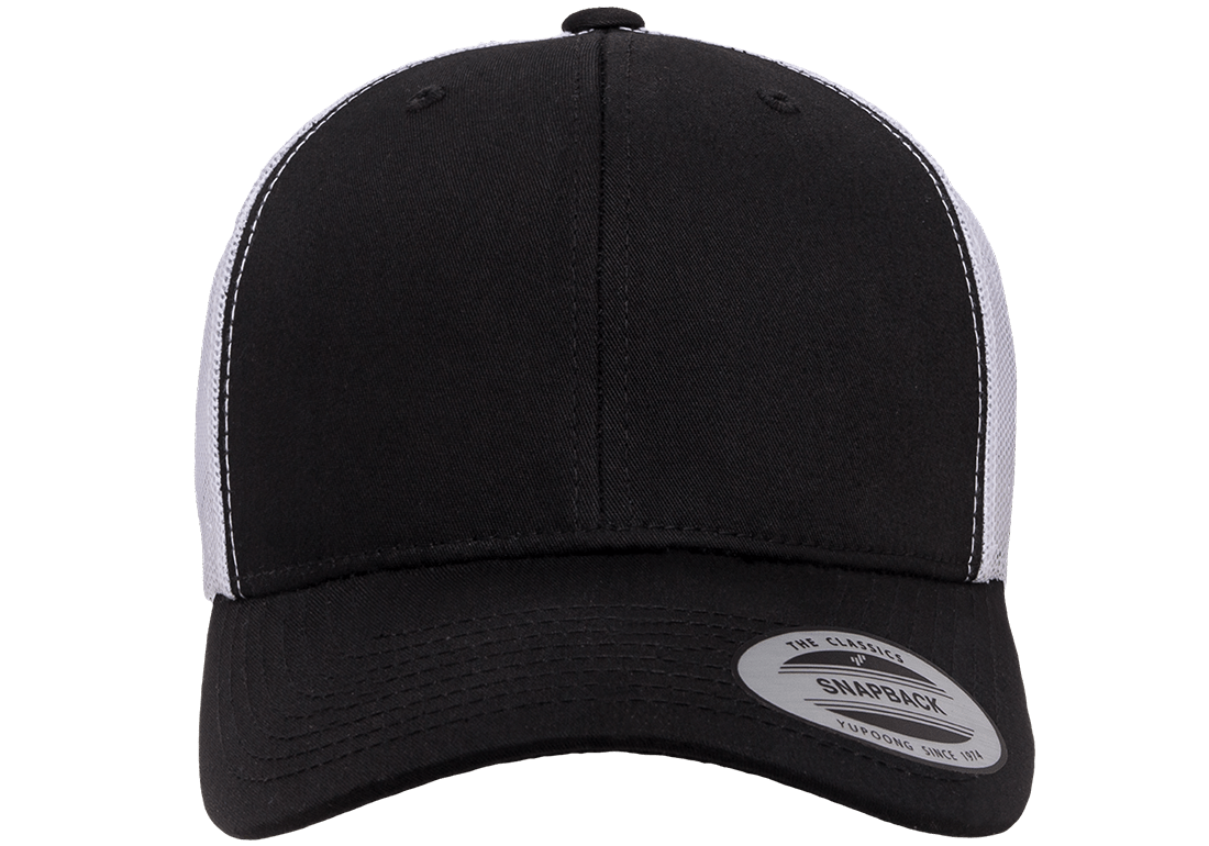 Yupoong 6606T Retro Trucker Hat, Baseball Cap with Mesh Back, 2-Tone Colors - YP Classics®