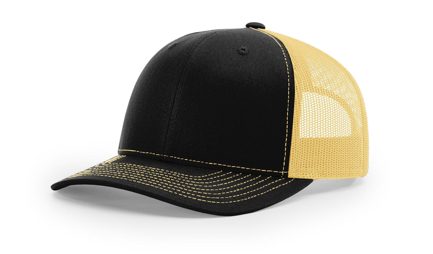 Richardson 112 Trucker Cap Split Hats Split Colors Two Colors