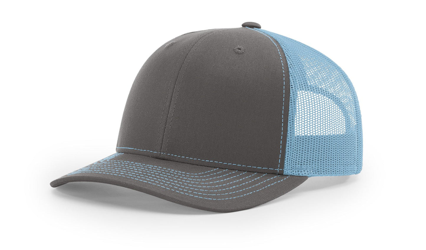 Richardson 112 Trucker Cap Split Hats Split Colors Two Colors