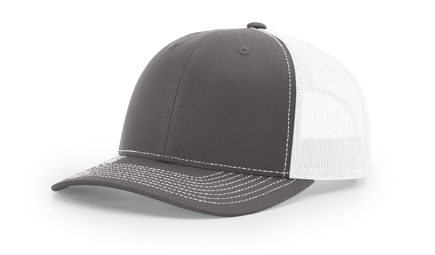 Richardson 112 Trucker Cap Split Hats Split Colors Two Colors