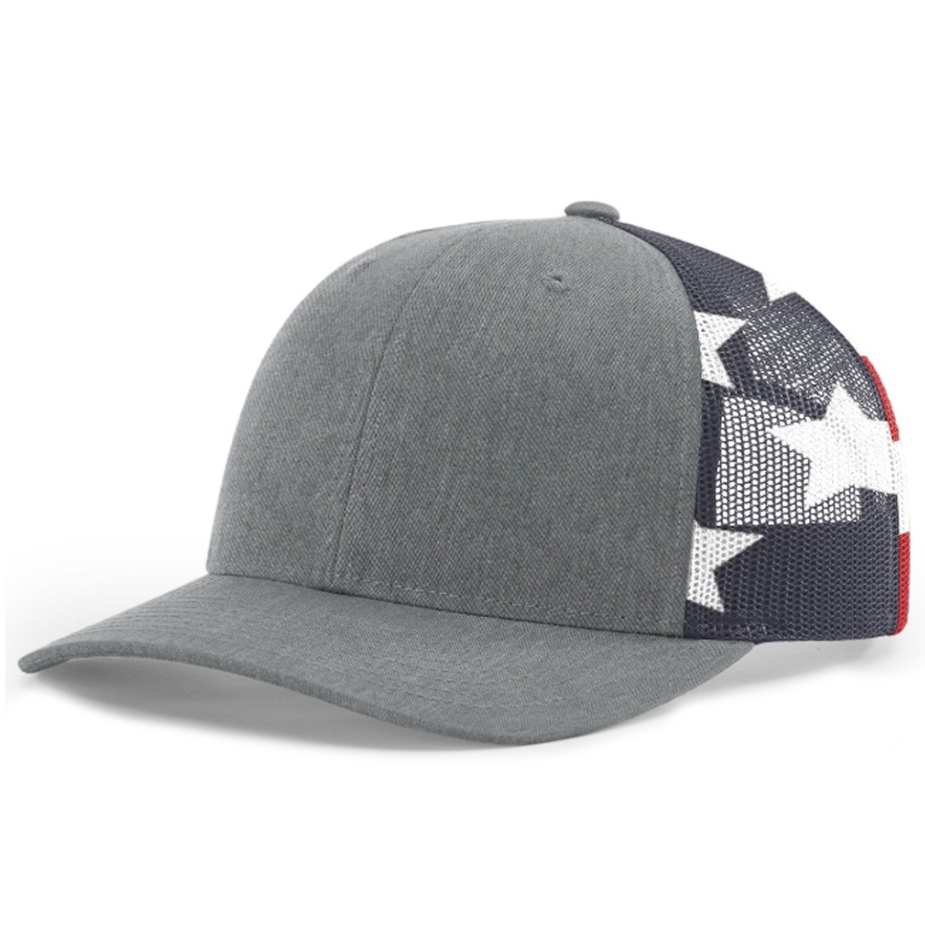 Richardson Printed Mesh Back Trucker Cap, Snapback Hat - 112PM