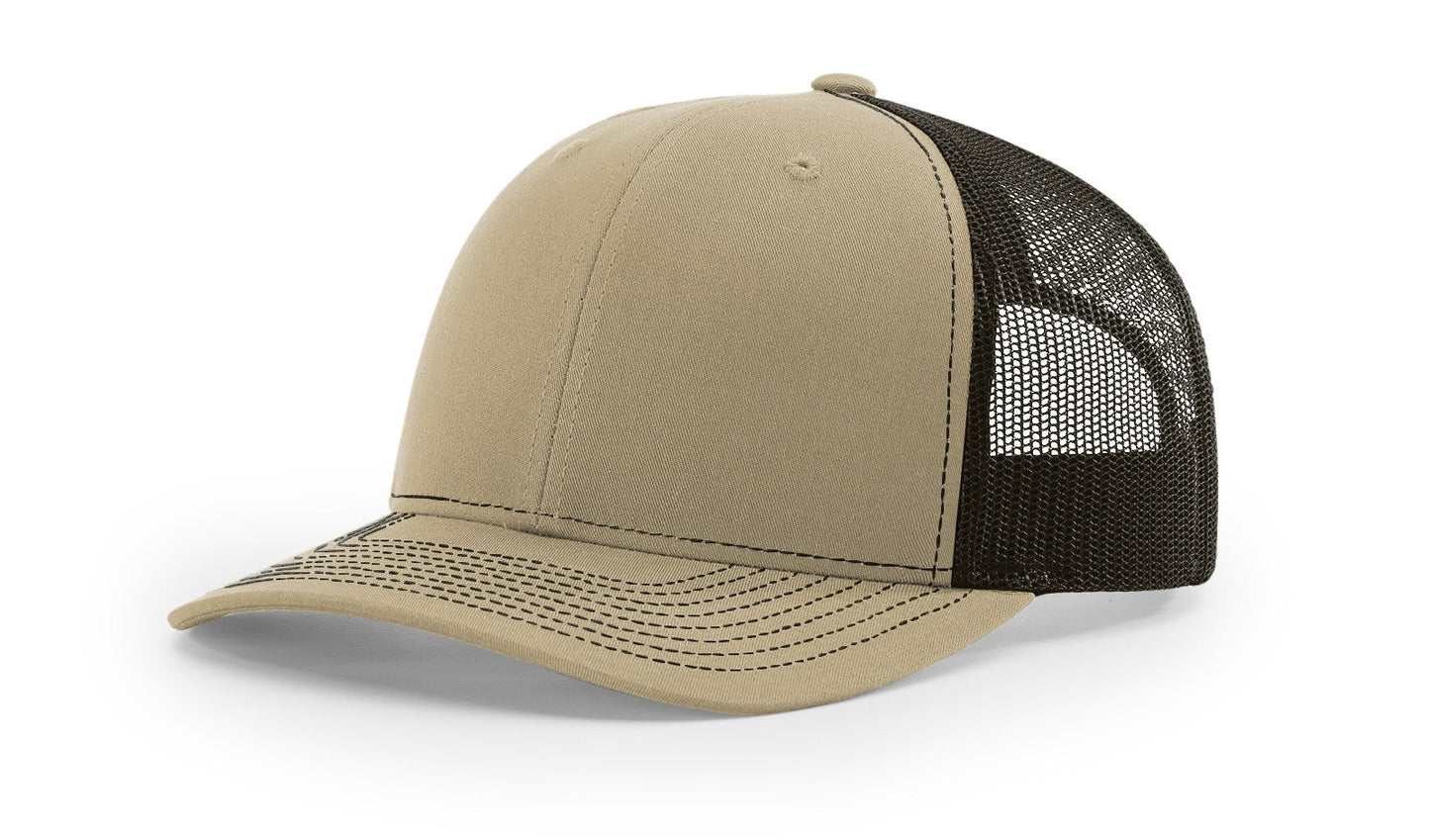 Richardson 112 Trucker Cap Split Hats Split Colors Two Colors