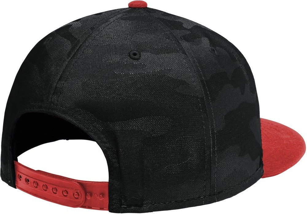 New Era Camo Flat Bill Snapback Cap