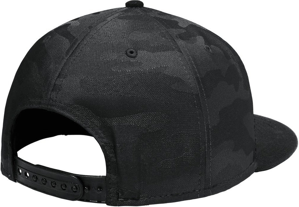 New Era Camo Flat Bill Snapback Cap