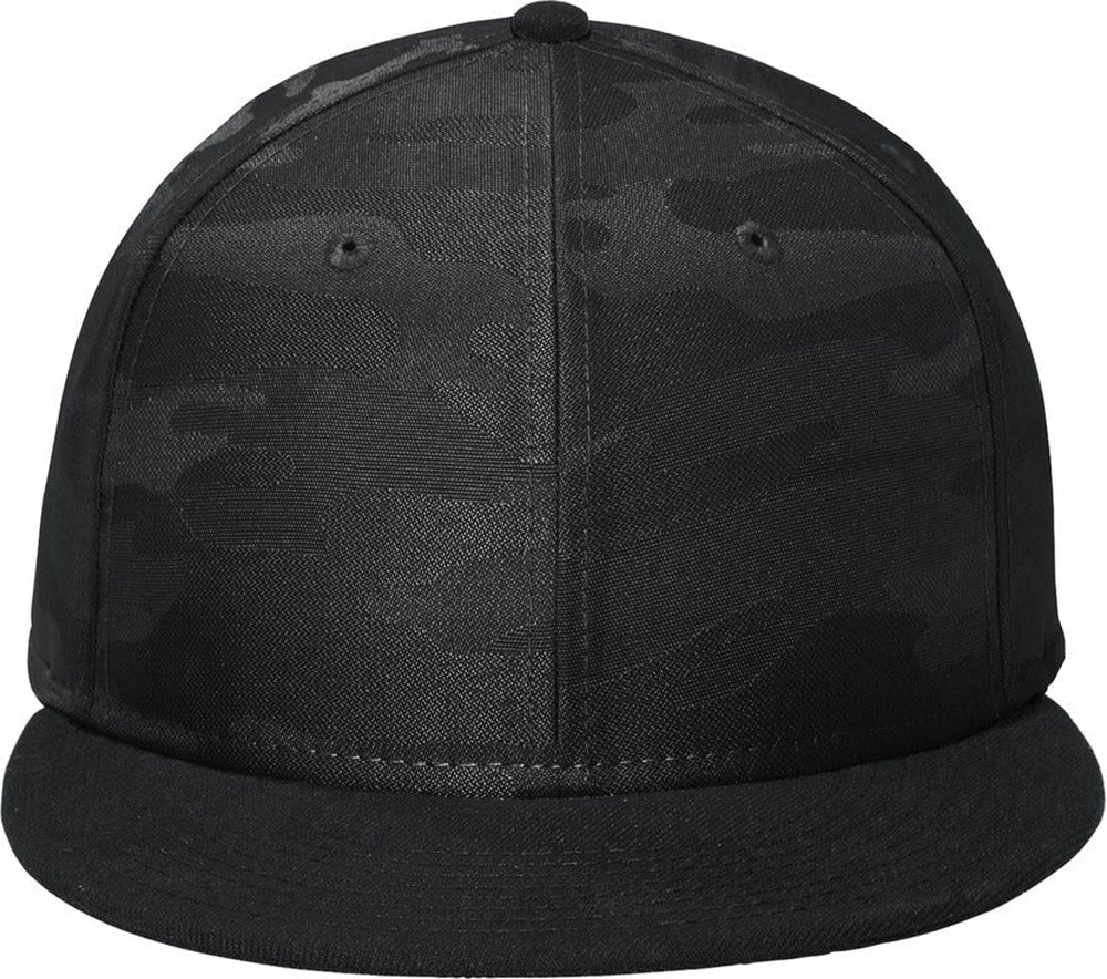 New Era Camo Flat Bill Snapback Cap