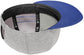 New Era Shadow Heather Striped Flat Bill Snapback Cap