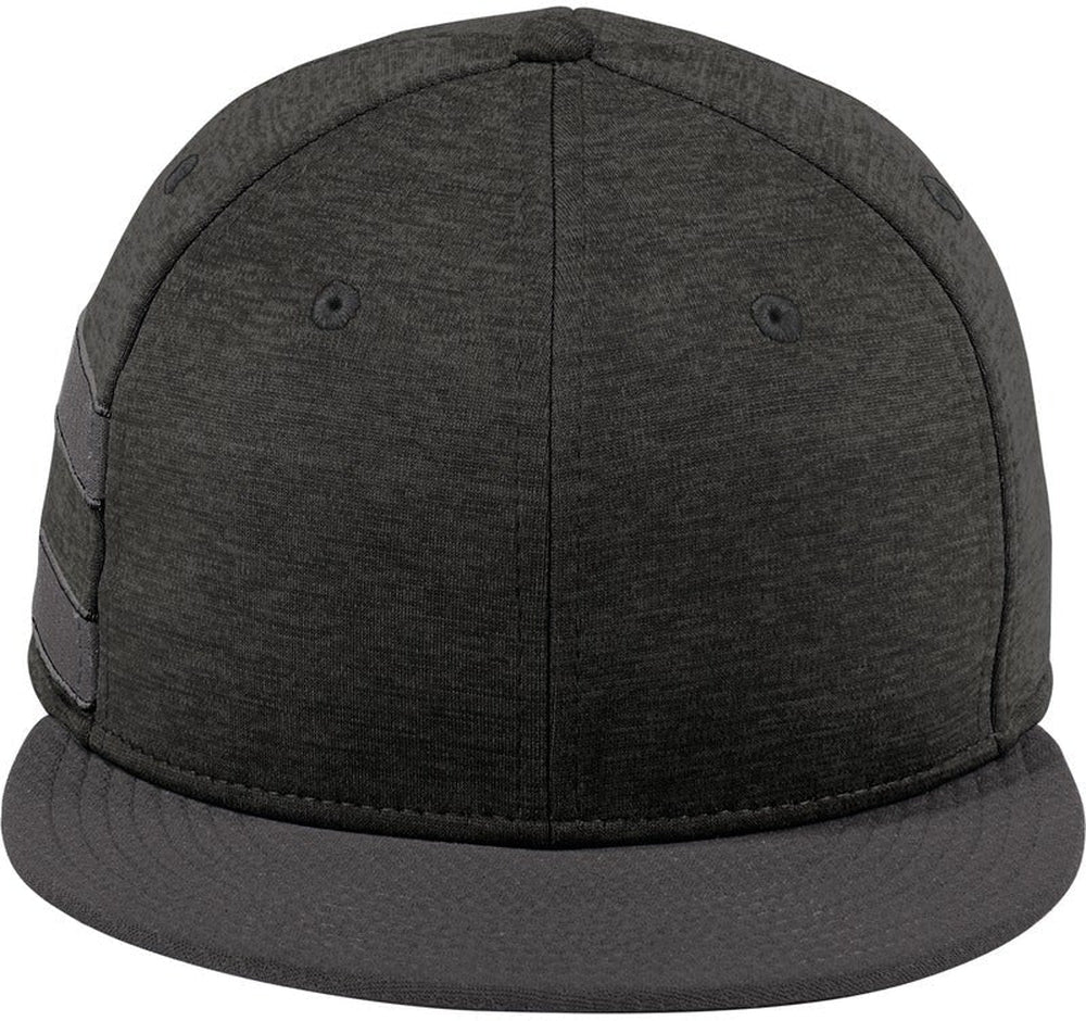 New Era Shadow Heather Striped Flat Bill Snapback Cap