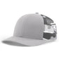 Richardson Printed Mesh Back Trucker Cap, Snapback Hat - 112PM